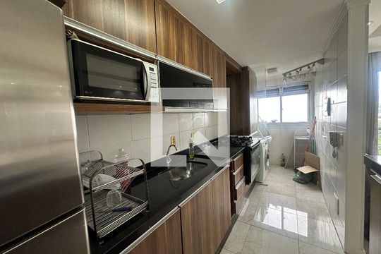 Cozinha de apartamento para alugar com 2 quartos, 55m² em Parque Viana, Barueri