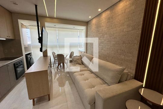 Sala de apartamento à venda com 2 quartos, 48m² em Bethaville I, Barueri