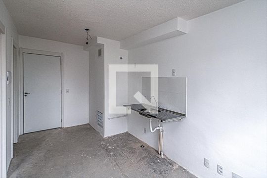 sala e cozinha compartilhadas_4 de apartamento à venda com 1 quarto, 25m² em Sacoma, São Paulo