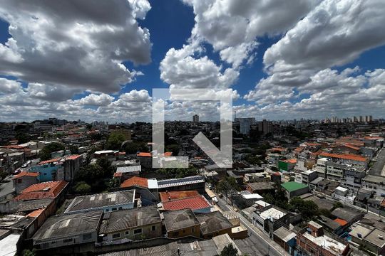 Sala/Cozinha Vista de apartamento à venda com 1 quarto, 17m² em Casa Verde Alta, São Paulo