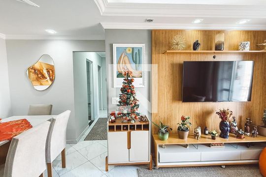 Sala de apartamento à venda com 3 quartos, 74m² em Lauzane Paulista, São Paulo