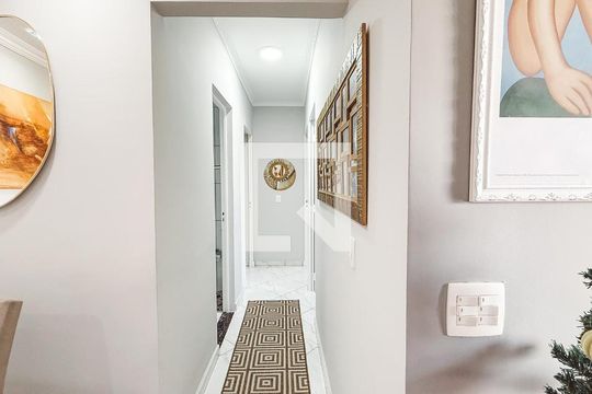 Corredor de apartamento à venda com 3 quartos, 74m² em Lauzane Paulista, São Paulo