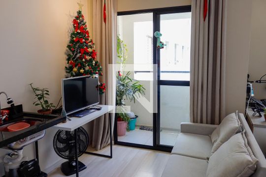 sala de apartamento à venda com 1 quarto, 24m² em Bonfim, Osasco