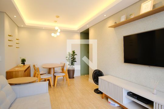 Sala de apartamento à venda com 3 quartos, 75m² em Chácara Santo Antônio (zona Leste), São Paulo