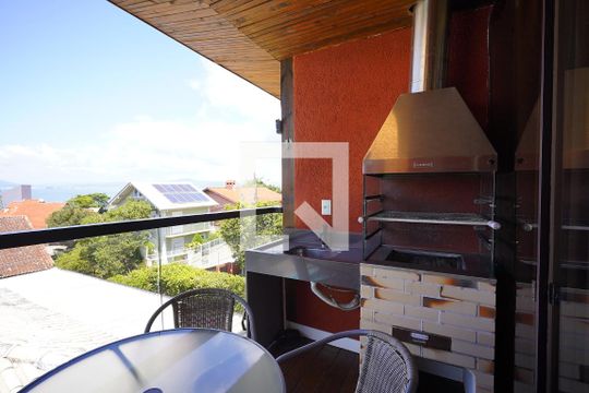 Varanda - Churrasqueira de kitnet/studio para alugar com 1 quarto, 26m² em Santo Antonio de Lisboa, Florianópolis