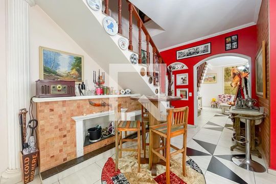 Sala de casa de condomínio à venda com 4 quartos, 160m² em Centro, Osasco