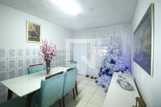 Sala de Jantar de casa à venda com 3 quartos, 180m² em Jardim Santo André, Santo André