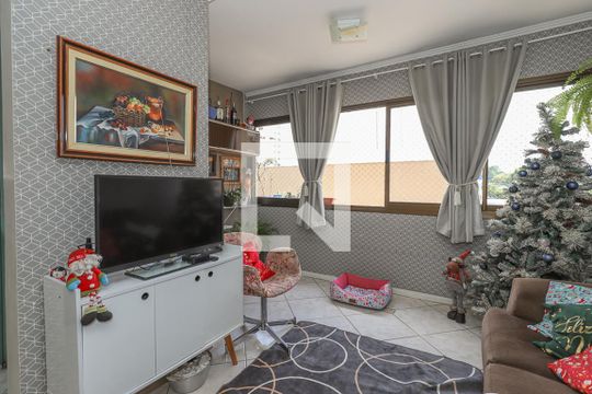 Sala de apartamento à venda com 3 quartos, 90m² em Vila Ipiranga, Porto Alegre
