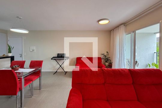 Sala  de apartamento para alugar com 2 quartos, 84m² em Santo Amaro, São Paulo