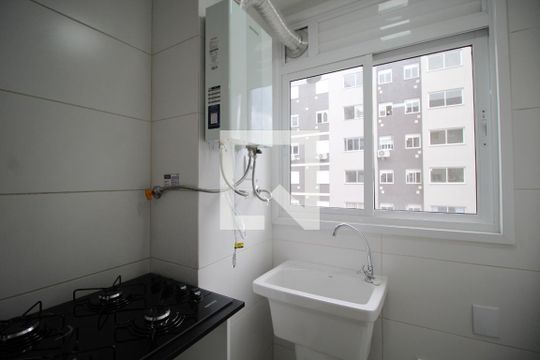 Área de Serviço de apartamento à venda com 2 quartos, 60m² em Jardim Sabará, Porto Alegre