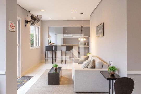 Área comum - Salão de festas de apartamento para alugar com 1 quarto, 32m² em Água Branca, São Paulo