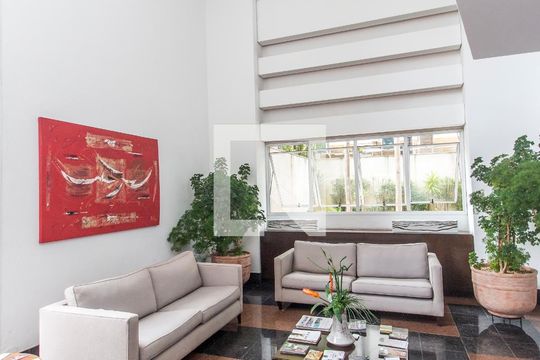 Hall social de apartamento à venda com 1 quarto, 70m² em Alphaville Industrial, Barueri