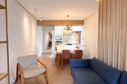 Sala de apartamento à venda com 2 quartos, 64m² em Bairro dos Casa, São Bernardo do Campo