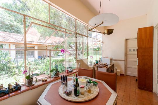 Varanda/ Sala de Almoço de casa para alugar com 4 quartos, 950m² em Brooklin, São Paulo