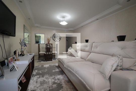 Sala de casa à venda com 3 quartos, 137m² em Jardim Progresso, Santo André