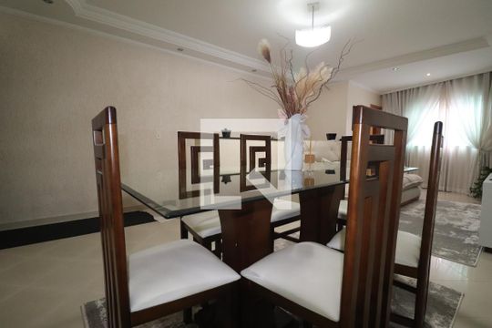 Sala de jantar de casa à venda com 3 quartos, 137m² em Jardim Progresso, Santo André