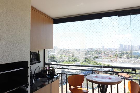 Varanda Gourmet  de apartamento para alugar com 2 quartos, 58m² em Rudge Ramos, São Bernardo do Campo