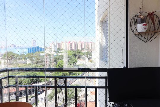 Varanda Gourmet  de apartamento para alugar com 2 quartos, 58m² em Rudge Ramos, São Bernardo do Campo