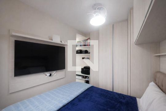 Quarto Suíte 1 de apartamento à venda com 2 quartos, 60m² em Vila Osasco, Osasco
