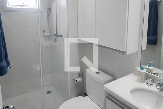Banheiro da Suíte de apartamento à venda com 2 quartos, 60m² em Vila Osasco, Osasco