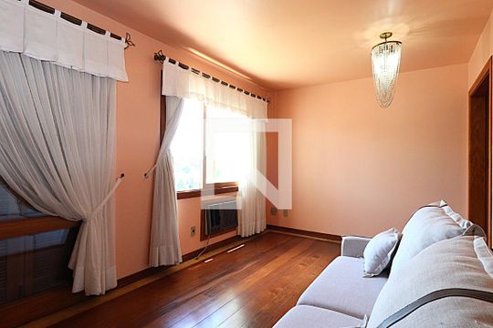 Sala1 de apartamento à venda com 3 quartos, 243m² em Chácara das Pedras, Porto Alegre