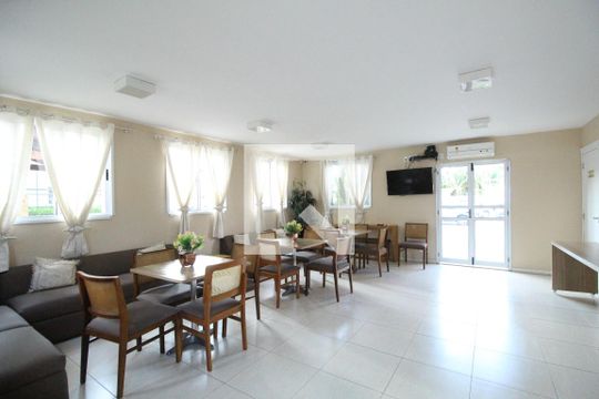Área comum - Salão de festas de apartamento para alugar com 3 quartos, 64m² em Jacarepaguá, Rio de Janeiro