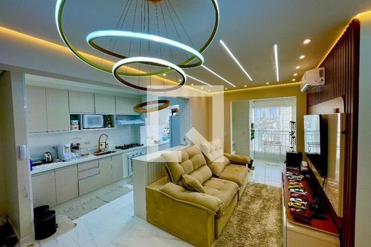 Sala de apartamento à venda com 2 quartos, 70m² em Vila Progresso, Guarulhos