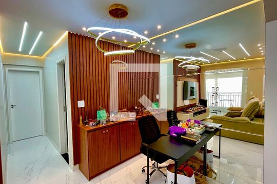 Sala de apartamento à venda com 2 quartos, 70m² em Vila Progresso, Guarulhos