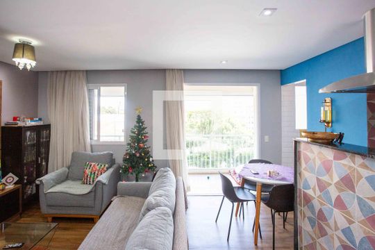 Sala de apartamento à venda com 2 quartos, 78m² em Centro, Diadema