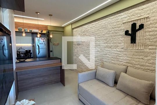 Sala de apartamento para alugar com 1 quarto, 46m² em Ondina, Salvador