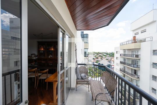 Varanda da Sala de apartamento à venda com 4 quartos, 278m² em Vila Clementino, São Paulo