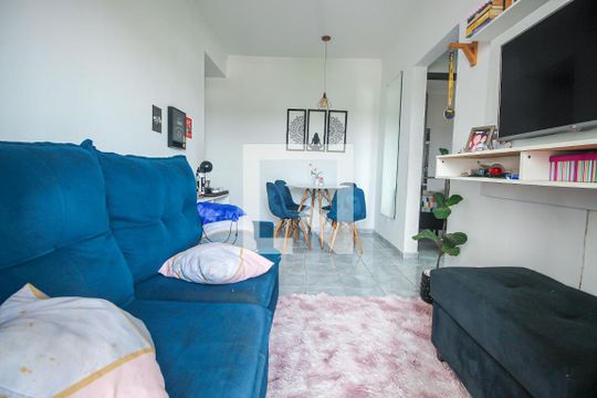 Sala de apartamento à venda com 2 quartos, 53m² em Jardim Monte Alegre, Taboão da Serra
