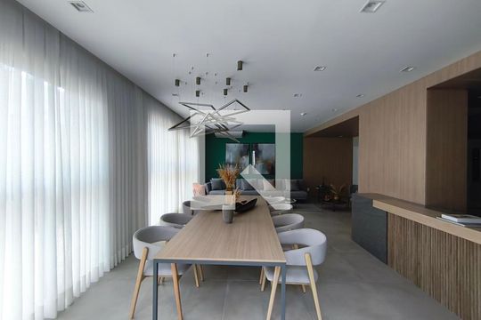 Área comum - Salão de festas de apartamento para alugar com 1 quarto, 29m² em Liberdade, São Paulo