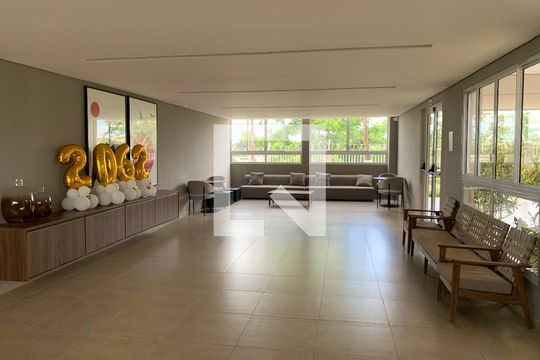 Área comum - Salão de festas de apartamento para alugar com 2 quartos, 100m² em Parque das Oliveiras Ii, Ribeirão Preto