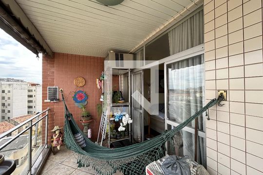 Varanda da Sala de apartamento à venda com 3 quartos, 115m² em Cachambi, Rio de Janeiro