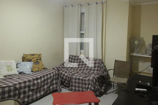 Sala de apartamento para alugar com 3 quartos, 116m² em José Menino, Santos