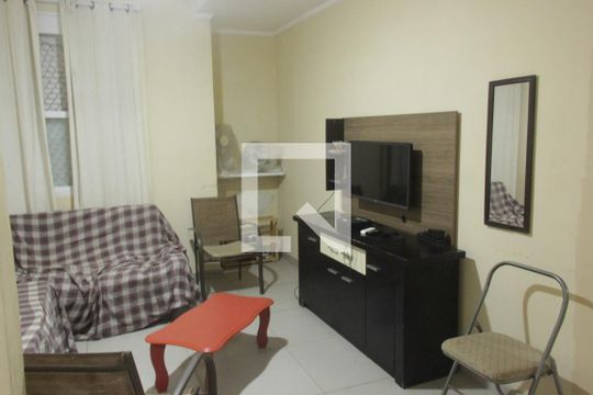 Sala de apartamento para alugar com 3 quartos, 116m² em José Menino, Santos
