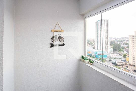 Varanda da Sala de apartamento à venda com 2 quartos, 51m² em Centro, Diadema