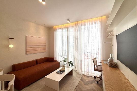 Sala de apartamento à venda com 1 quarto, 52m² em Jardim Botânico, Rio de Janeiro