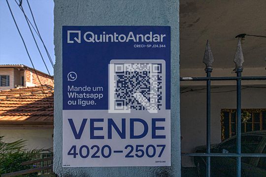 placa do Quinto Andar_2 de casa à venda com 3 quartos, 95m² em Vila Moraes, São Paulo