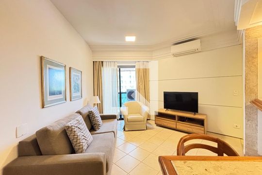 Sala de apartamento à venda com 1 quarto, 43m² em Jardim Paulistano, São Paulo