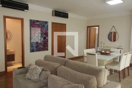 Sala de apartamento para alugar com 3 quartos, 160m² em Embaré, Santos