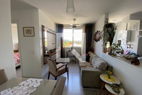 Sala de apartamento para alugar com 2 quartos, 43m² em Santo Amaro, São Paulo