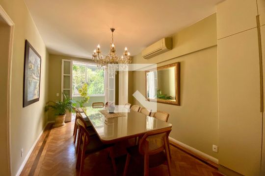 Sala de Jantar de apartamento à venda com 3 quartos, 227m² em Copacabana, Rio de Janeiro
