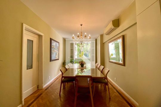 Sala de Jantar de apartamento à venda com 3 quartos, 227m² em Copacabana, Rio de Janeiro