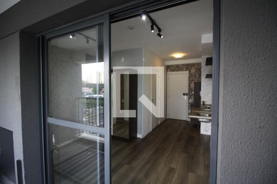 Varanda da Sala de kitnet/studio à venda com 1 quarto, 28m² em Jardim Independência (são Paulo), São Paulo