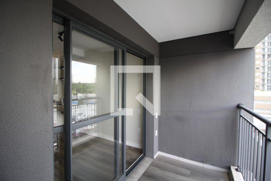 Varanda da Sala de kitnet/studio à venda com 1 quarto, 28m² em Jardim Independência (são Paulo), São Paulo