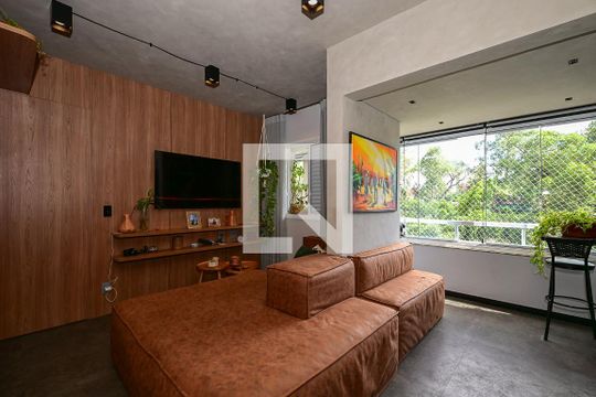 Sala de apartamento à venda com 1 quarto, 65m² em Jardim Ampliacao, São Paulo