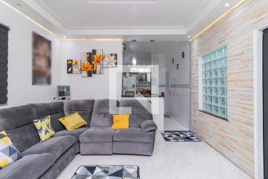Sala de casa para alugar com 3 quartos, 100m² em Jardim Popular, São Paulo