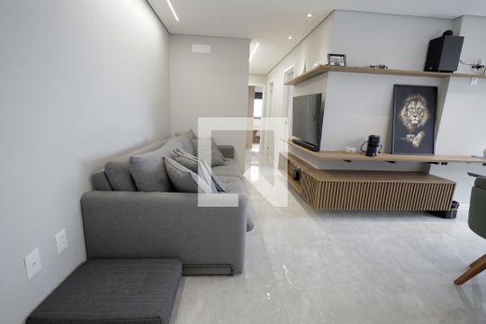 Sala / Cozinha / Gourmet de apartamento à venda com 3 quartos, 93m² em Campestre, Santo André
